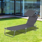 Reclining Sun Loungers, Folding Recliners for Garden Patio Bright Blue