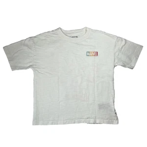 Gap Kids Marvel Avengers Double Sided Graphic Print White Tee Child Size S 6/7 - Picture 1 of 22