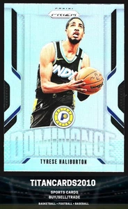 Tyrese Haliburton 2024-25 Panini Prizm Silver Prizm Dominance Indiana Pacers #16 - Picture 1 of 2
