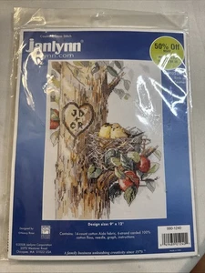 Janlynn gezähltes Kreuzstich-Set Vögel einer Feder #023-0569 Baum neu versiegelt - Bild 1 von 6