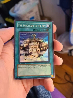 Yugioh The Sanctuary in the Sky AST-042 1st Super Rare - Image 1 of 2