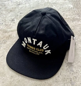 Anthropology Coney Island Picnic Montauk Tennis Club Navy Hat Cap New York NEW - Picture 1 of 6