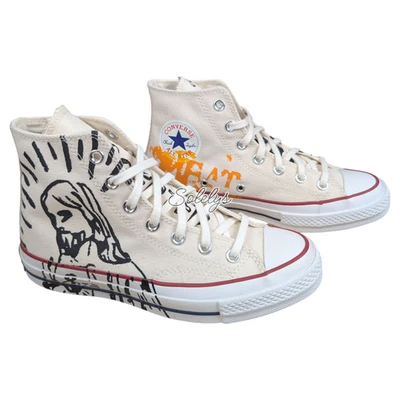 Converse 2015 Andy Warhol Chuck 70 High Meat Sin Limited Edition Sneaker 7 RARE - Image 1 of 4