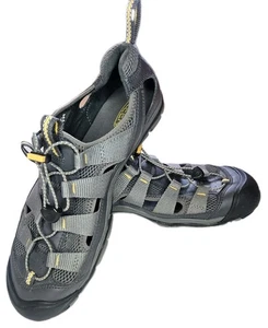 KEEN Men's Newport H2 Closed Toe Water Sandals Hiking Grey Black Size 9 US - Picture 1 of 6