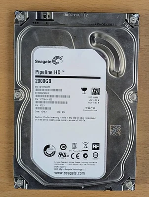 Seagate Pipeline ST2000VM003 2TB 5900RPM 64MB SATA 6.0Gb/s 3.5" DVR security NAS - Image 1 of 3