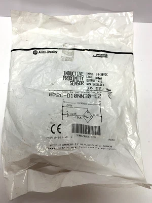 New! ALLEN BRADLEY 872C-D10NN30-E2 Inductive Proximity Sensor 10mm Sens. Dist. - Image 1 of 3