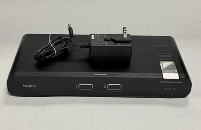 Belkin Universal 2-Ports Single Head 2nd Gen Secure KVM F1DN102KVM-UNN4 - Image 1 of 4