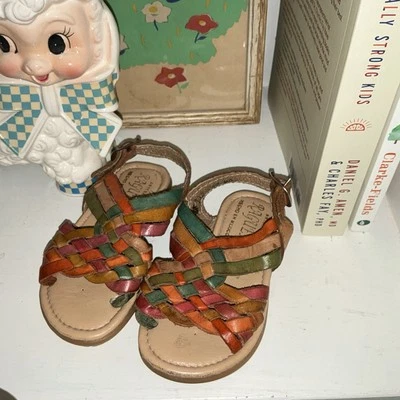 SANDALIAS HUARACHE COLORIDAS BEBÉ NIÑA NIÑO PEQUEÑO Talla 12 Meses CUERO SUPERIOR Foto 1 de 4