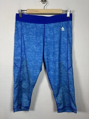 adidas Women's Tech Fit Climalite Capri Leggings 16/18 Large Medium Compression - Image 1 of 4