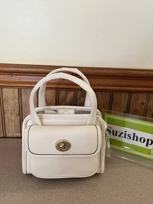 Coach The Coach Originals 1968 Mini Safari Satchel Bag Chalk CW643 - Image 1 of 4