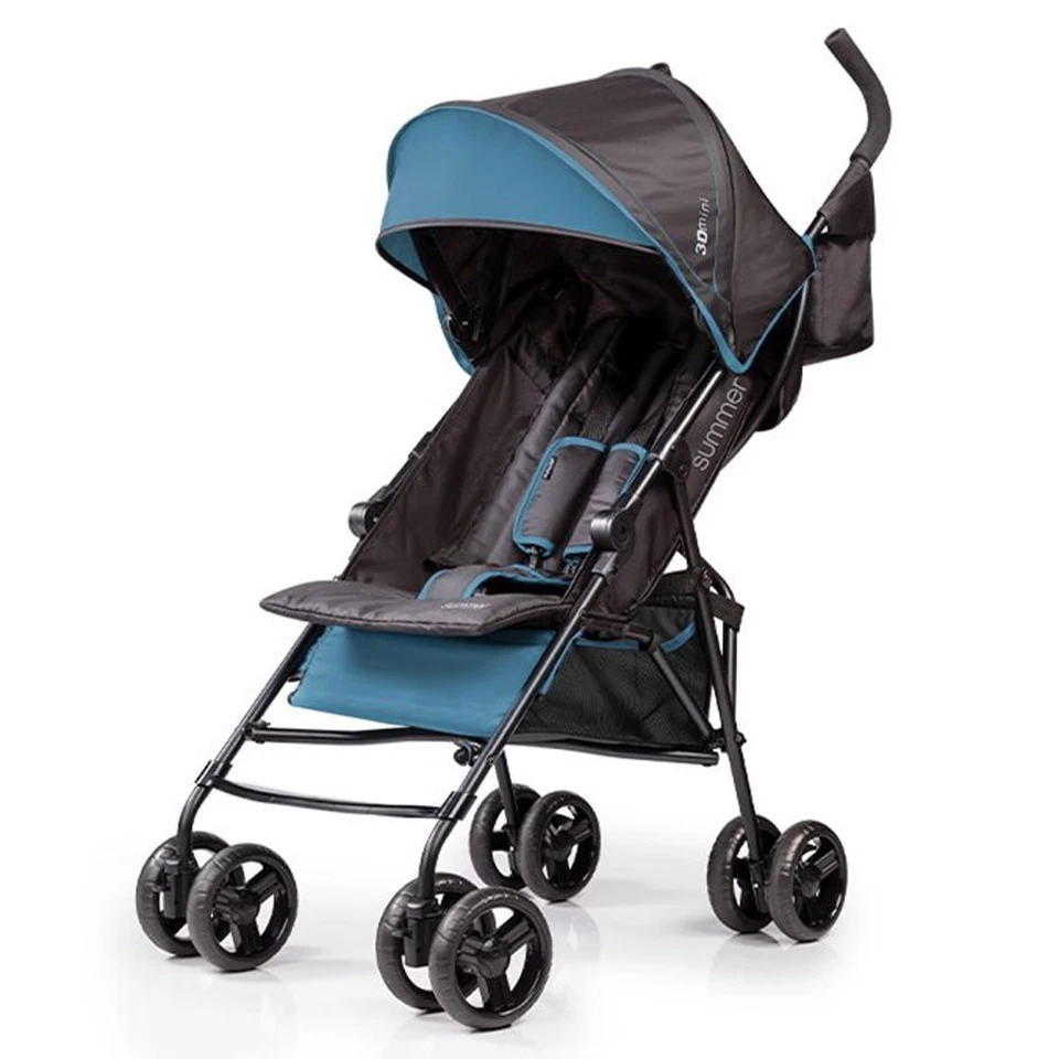 Summer Infant 3D Mini Lightweight Umbrella Stroller - Dusty Blue Open Box - Image 1 of 4