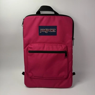 Mochila para portátil Jansport Sleeve 15" rosa fucsia 15"x10" paquete derecho T26X Foto 1 de 4