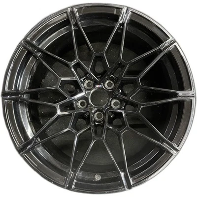 Front BMW Black M3 M4 OEM Wheel 19” 2021-2024 Rim Original Factory 86608B - Image 1 of 4