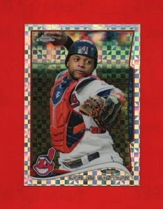 2014 Topps Chrome X-Fractors #210 Carlos Santana - Picture 1 of 2