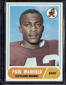 1968 Topps #49 Paul Warfield Cleveland Browns (HOF) VG/VG-EX (edge wear) - Picture 1 of 3