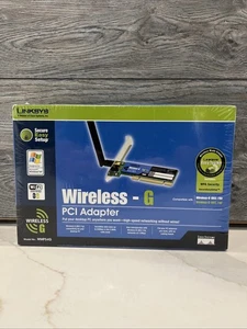 Linksys WMP54G Wireless G PCI Adapter With Antenna NEW & SEALED - Picture 1 of 6