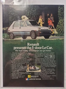 Oldtimer Zeitschrift Werbung für Renault Le Car - Bild 1 von 1