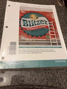 Blitzer Intermediate Algebra for College Students 7th Edition Textbook Book  - Picture 1 of 3
