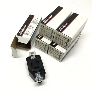 Lote de 5 receptáculos Cooper CWL620R Twist-Lock 2 polos 3 cables, 20A, 250 VCA, L6-20R - Imagen 1 de 4