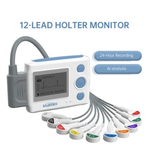 Wellue TH12 ECG Recorder, Holter EKG Rekorder - 12 Kanal mit KI-Auswertung - Bild 1 von 16