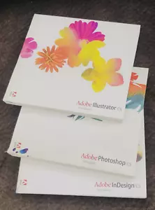 Adobe Illustrator, Photoshop, and InDesign cs user guide. 3 books only. - Picture 1 of 10