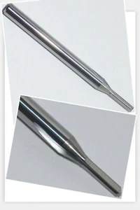 Fraise 2 dents à taille droite (Bois,PVC,ABS,MDF,Mousse) dia 3x1.5x6 mm CNC - Bild 1 von 1