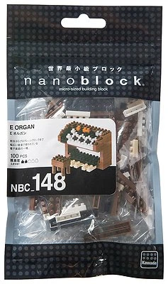 Nanoblock: E Organ 100 Pcs Building Kit NBC.148 B10 In stock - Image 1 of 2