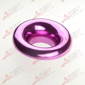 3.5" UNIVERSAL VELOCITY STACK FOR COLD/RAM ENGINE AIR INTAKE/TURBO HORN PURPLE - Foto 1 di 6