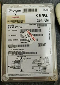 Compaq 242604-001 / 224515-001 Seagate ST32171W 2.1GB 68-Pin SCSI Hard Disk Driv - Picture 1 of 1