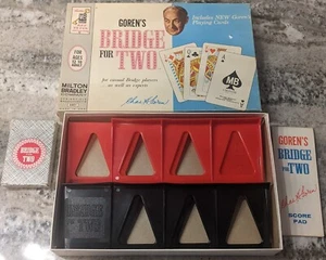 Vintage 1964 Goren's Bridge for Two Card Game by MB #4401, Playable - Picture 1 of 7