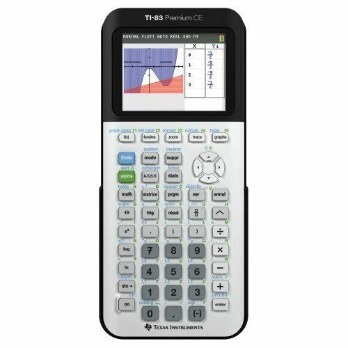 Texas Instrument TI-83 Premium CE: Édition Python Calculatrice Graphique