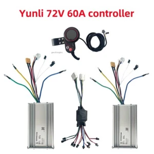 Yunli 18 Mosfets 72V 60A Scooter Controller Display for 8000w 10000w Escooter - Picture 1 of 16