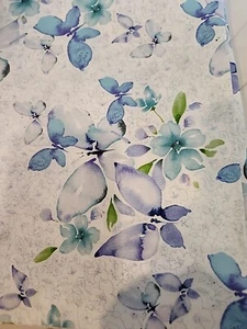 100% Cotton Fabric 2016 Kathy Davis Blue Butterflies 44"x2 Yards - Picture 1 of 1
