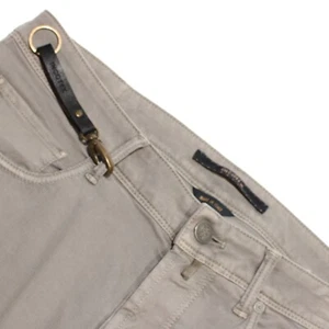 Incotex NWT Cotton Blend Slim Fit 5 Pocket Jean Cut Pants Size ~ 36 US In Gray - Picture 1 of 15