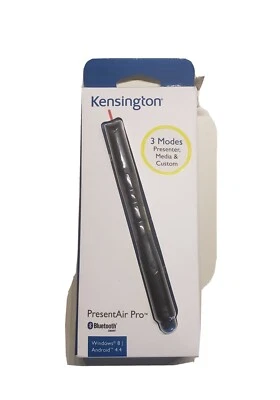 Kensington PresentAir Pro Bluetooth Wireless Presenter LaserPointer Media Contol - Image 1 of 3