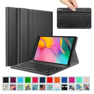 For Samsung Galaxy Tab A 10.1 2016 2019 Bluetooth Keyboard Case Stand Cover - Image 1 of 4