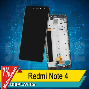 Display Für Xiaomi Redmi Note 4 Komplettes Bildschirm Lcd Touch Schwarz Rahmen - Bild 1 von 4