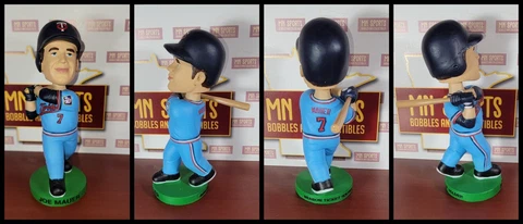 Joe Mauer STH Sweet Spot Bobblehead Minnesota Twins Powder Blue Ultra Rare Cover