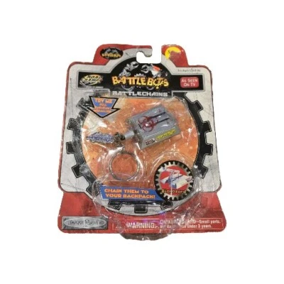 Jakks Pacific 2001 Road Champs Battle Bots BioHazard Battle Key Chains New Vtg - Image 1 of 3