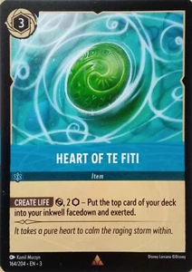 164/204 HEART OF TE FITI INTO THE INKLANDS RARE DISNEY LORCANA CARD - Picture 1 of 1