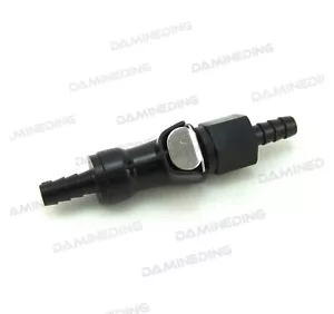 8mm Quick Release Fuel Line Coupler Petrol Hose Pipe Connector Shut-Off - Picture 1 of 7