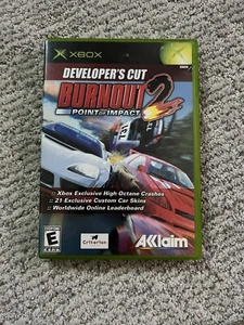 Burnout 2: Point of Impact -- Developer's Cut (Microsoft Xbox, 2003) *NO MANUAL* - Picture 1 of 3