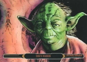 2015 Topps Star Wars Illustrated ESB Trading Card Bronze #58 Yoda's Warning - Picture 1 of 2