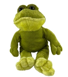 Dan Dee Buttery Soft Dress Me Frog Plush Green Stuffed Animal 18" Large Eyes - Picture 1 of 10