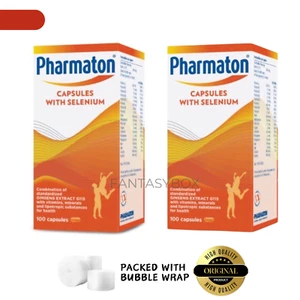 2 x Pharmaton Capsule with Ginseng Extract and Selenium Energy Booster (100pcs) - Picture 1 of 8