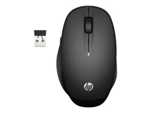 HP Dual Mode Black Mouse, Bluetooth, 2.4 GHz - USB wireless receiver, BLACK - Picture 1 of 5