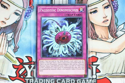 Yugioh Trap Card Paleozoic Dinomischus INOV-EN096 1st Edition Common - Image 1 of 2