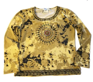 Y2K VINTAGE Christian Dior John Galliano Boho perline ricamate US TAGLIA 6 donna - Foto 1 di 7