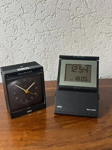 2x Braun Uhr - Funk Wecker Reisewecker / - Type 3877/DB 10 / 4751/AB 35rs - TOP! - Bild 1 von 8