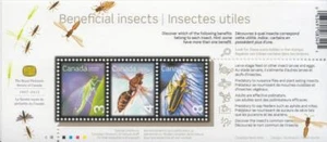 CANADA BENEFICIAL INSECTS SOUVENIR SHEET 2010 SC2409b MNH - Picture 1 of 1